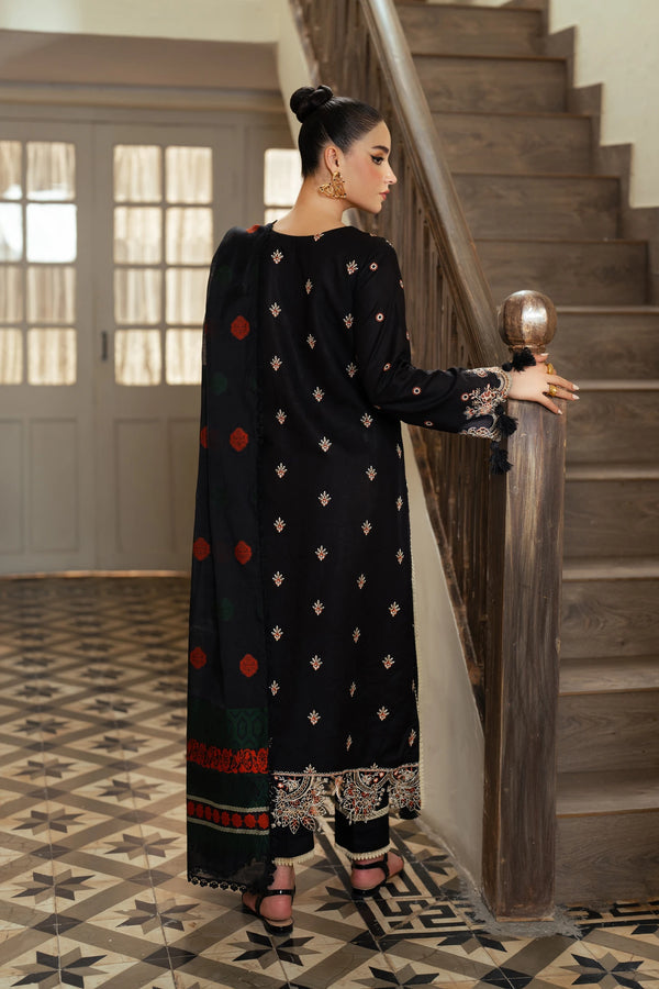 Aabyaan | Miraal Signature Embroidered Viscose | FATIN (AV-09) by Aabyaan - Designer Dress - Type: Luxury - Available at Libayah - 100% Original