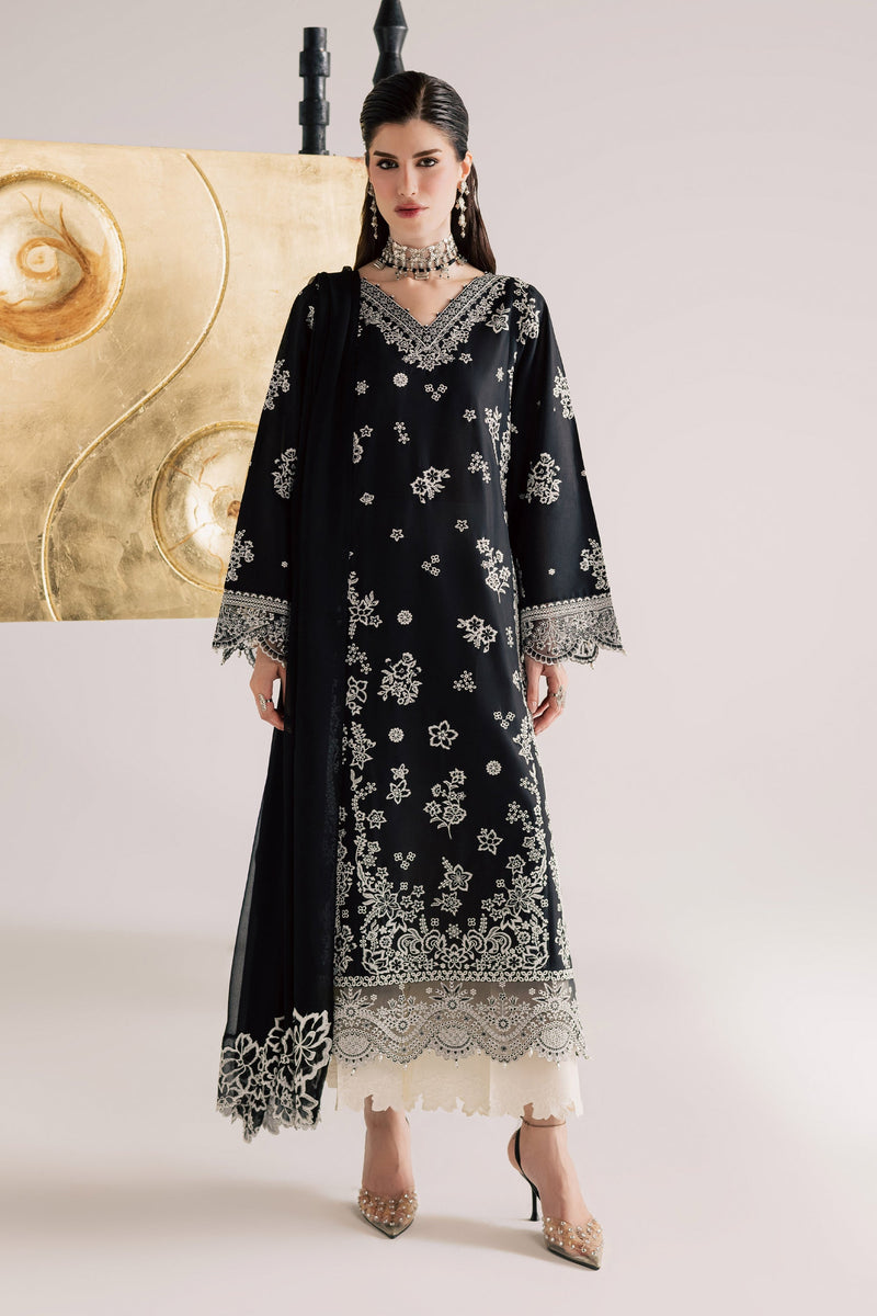 Batik | Festive Eid 26 | Black Aura - by Libayah - Registered Vendor of : Batik - 100% Original Designer Dress
