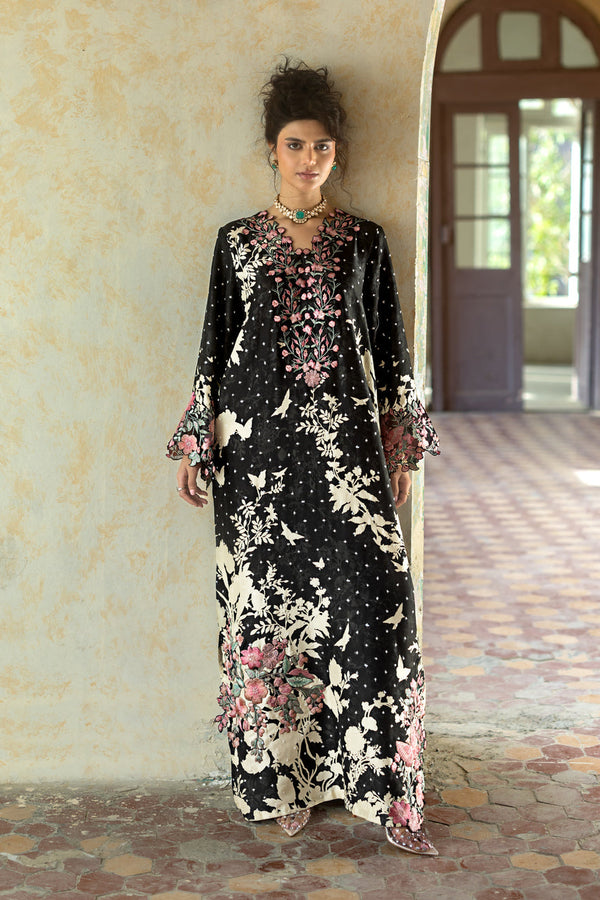 Zainab Chottani | Summer Edition 26 | Black Charm Kaftan by Zainab Chottani - Designer Dress  - Type : Ladies Clothes - Available at Libayah - 100% Original 
