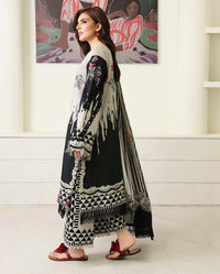 Roheenaz | Petals in Print | Black Petals by Roheenaz - Designer Dress  - Type : Ladies Clothes - Available at Libayah - 100% Original 