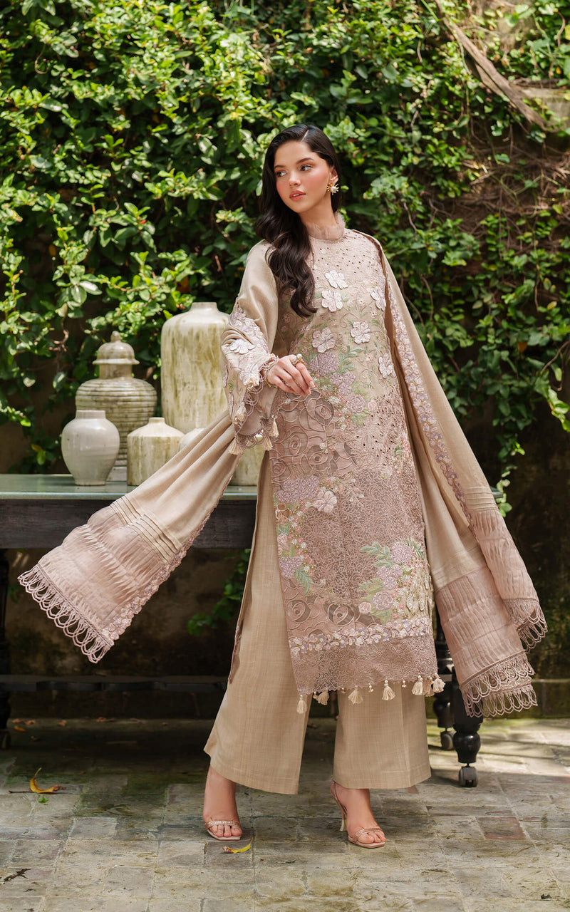 Asifa and Nabeel | Pashmina Luxe 25 | Blanc LWC25-03 by Asifa and Nabeel - Designer Dress - Type : Ladies Clothes - Available at Libayah - 100% Original 