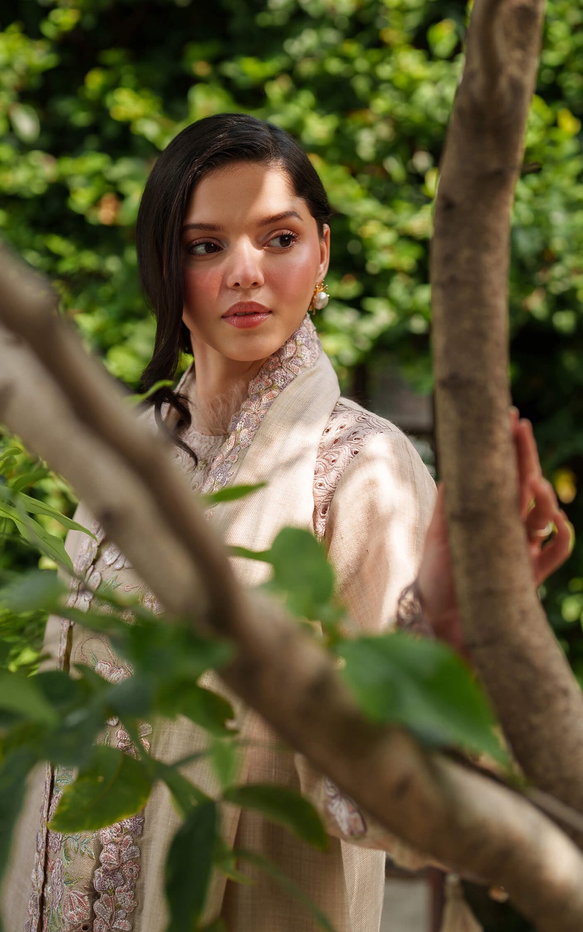 Asifa and Nabeel | Pashmina Luxe 25 | Blanc LWC25-03 by Asifa and Nabeel - Designer Dress - Type : Ladies Clothes - Available at Libayah - 100% Original 