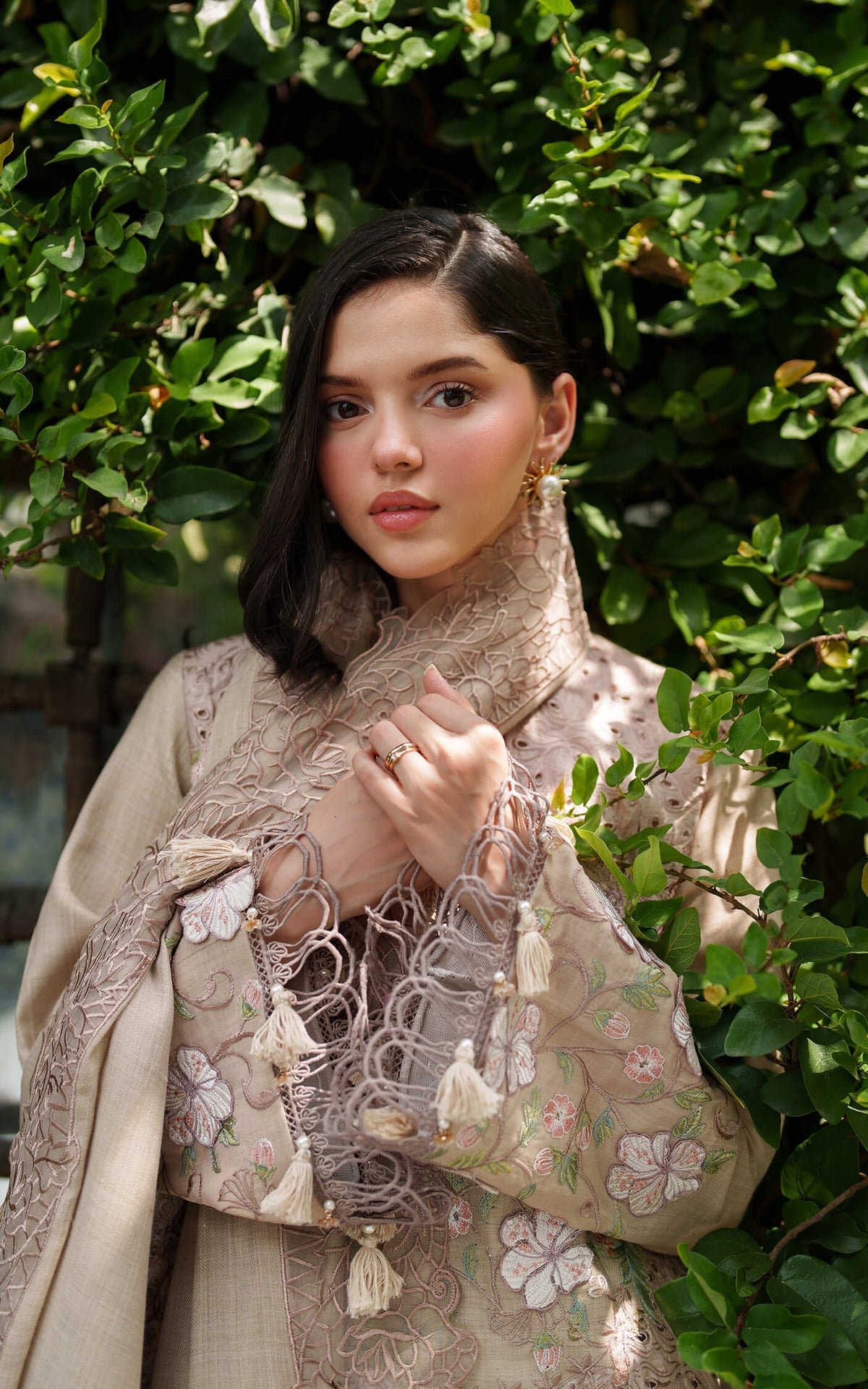 Asifa and Nabeel | Pashmina Luxe 25 | Blanc LWC25-03 by Asifa and Nabeel - Designer Dress - Type : Ladies Clothes - Available at Libayah - 100% Original 