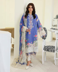 Roheenaz | Petals in Print | Bloom Portrait by Roheenaz - Designer Dress  - Type : Ladies Clothes - Available at Libayah - 100% Original 