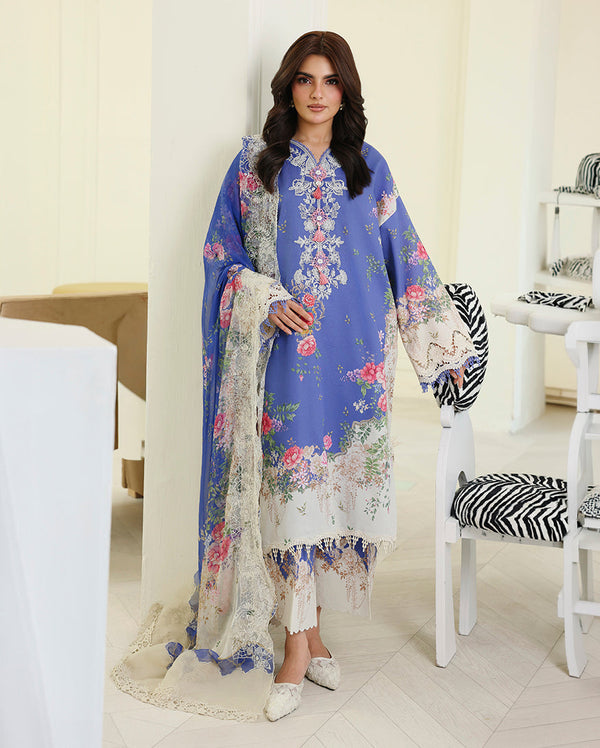 Roheenaz | Petals in Print | Bloom Portrait by Roheenaz - Designer Dress  - Type : Ladies Clothes - Available at Libayah - 100% Original 
