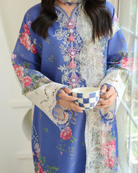 Roheenaz | Petals in Print | Bloom Portrait by Roheenaz - Designer Dress  - Type : Ladies Clothes - Available at Libayah - 100% Original 