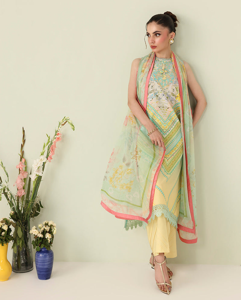 Roheenaz | Rosette Lawn | Bloomed Muse - Designer Dress - Type : Ladies Clothes - Available at Libayah - 100% Original