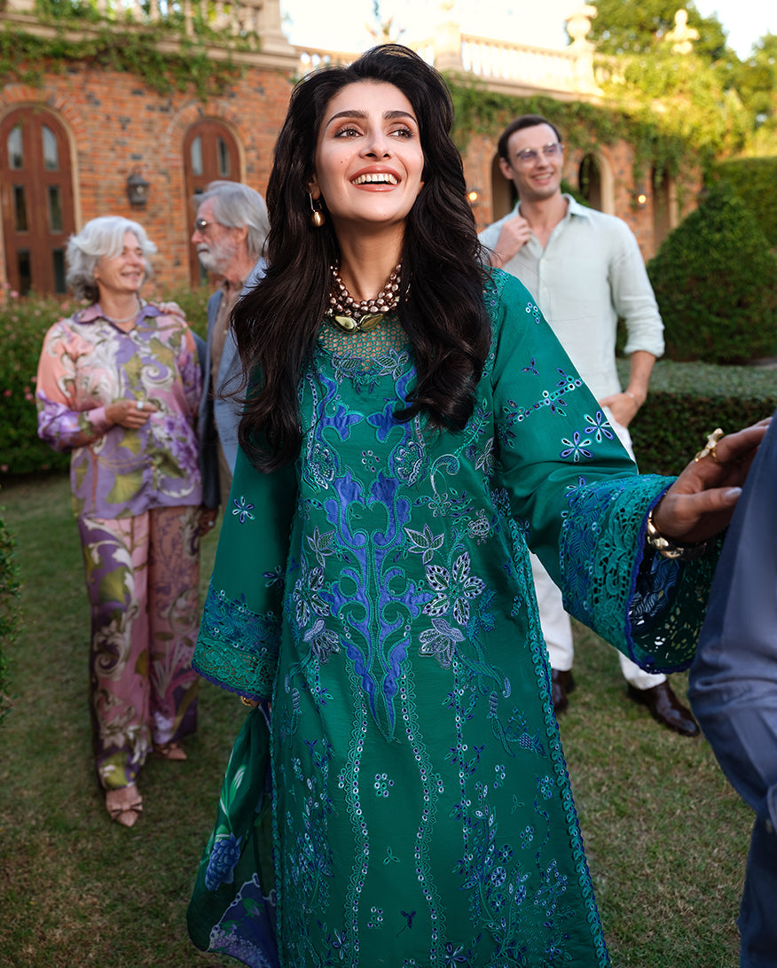 Mushq | Amoi Luxury Lawn | Blooming Romance - by Libayah - Registered Vendor of : Mushq - 100% Original Designer Dress