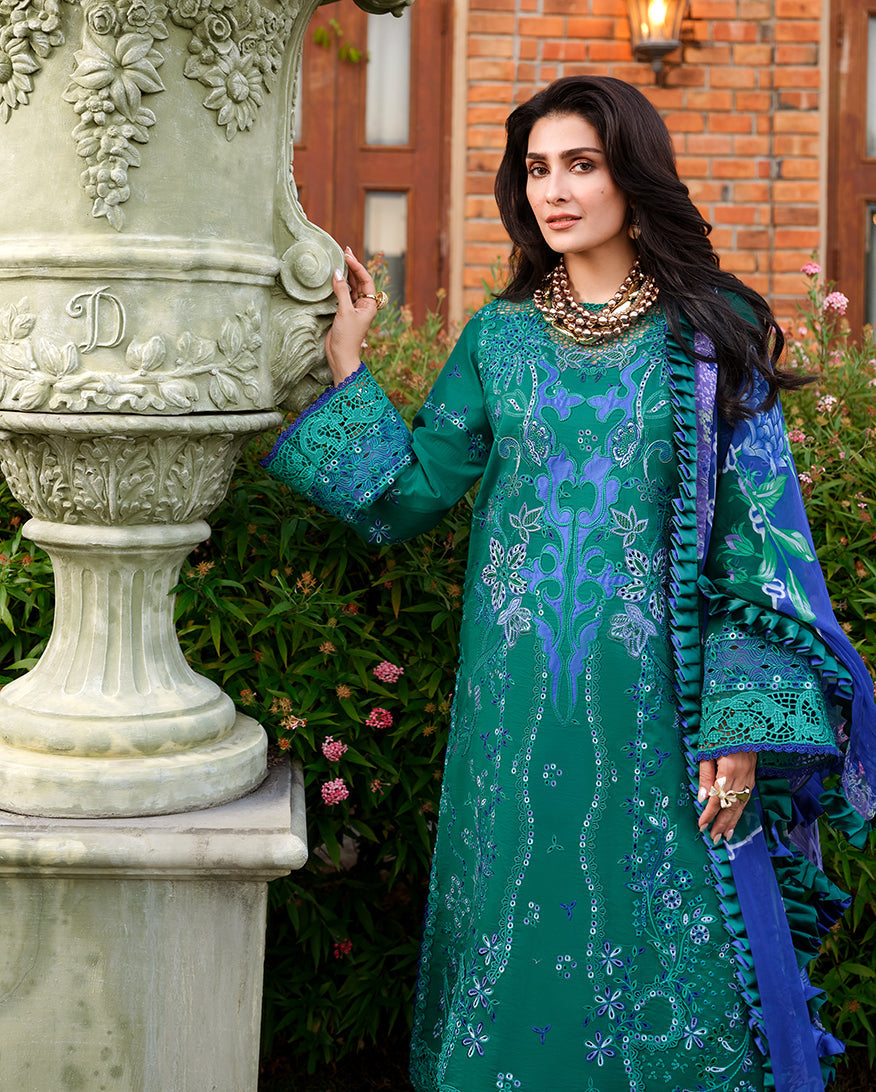 Mushq | Amoi Luxury Lawn | Blooming Romance - by Libayah - Registered Vendor of : Mushq - 100% Original Designer Dress