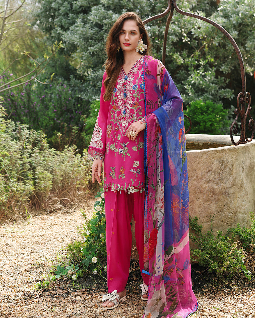 Mushq | The Secret Garden Lawn | Bloomveil by Mushq - Designer Dress  - Type : Ladies Clothes - Available at Libayah - 100% Original 