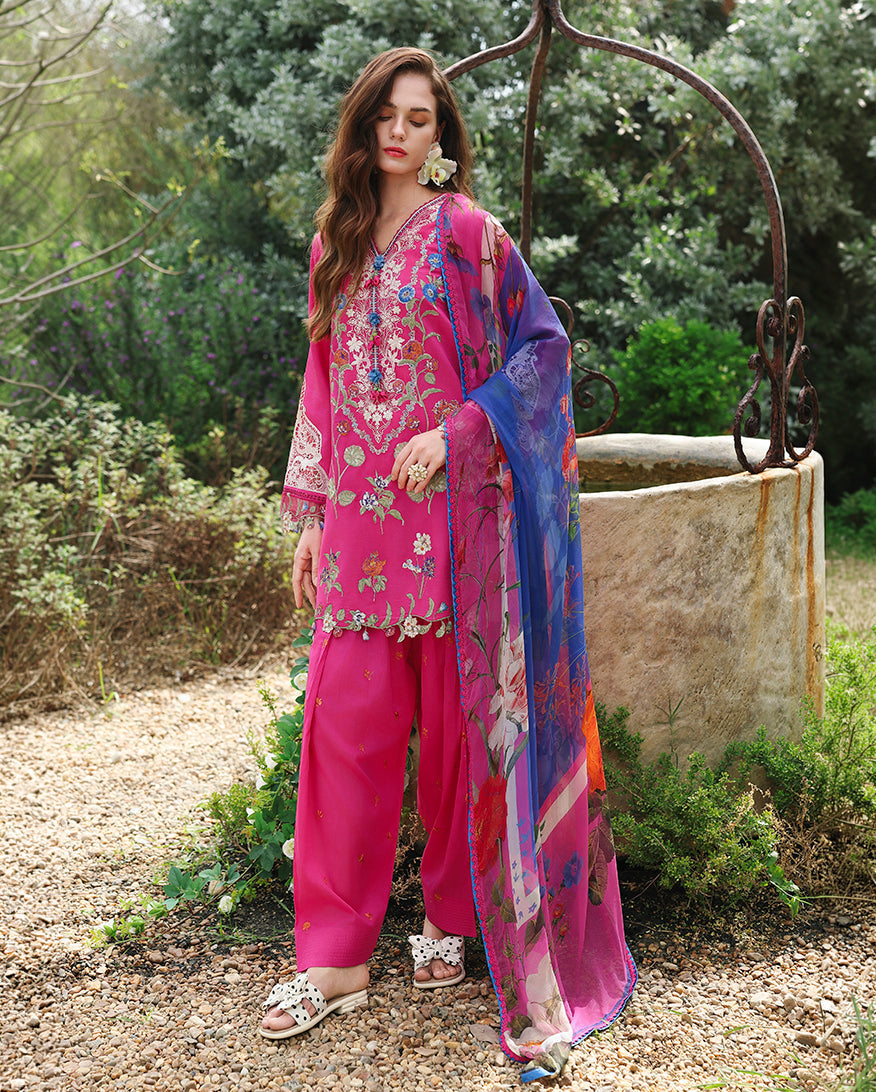 Mushq | The Secret Garden Lawn | Bloomveil by Mushq - Designer Dress  - Type : Ladies Clothes - Available at Libayah - 100% Original 