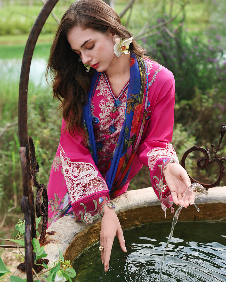 Mushq | The Secret Garden Lawn | Bloomveil by Mushq - Designer Dress  - Type : Ladies Clothes - Available at Libayah - 100% Original 