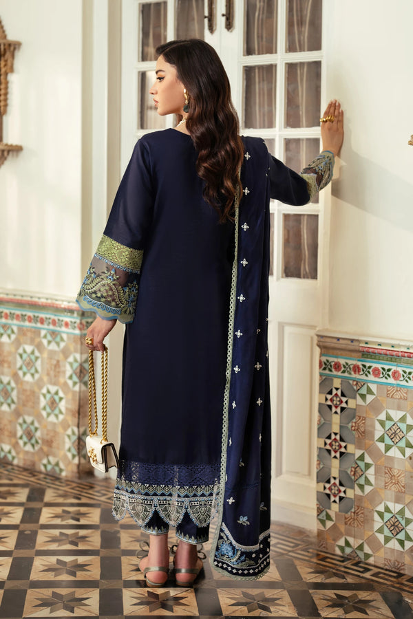 Aabyaan | Miraal Signature Embroidered Viscose | SIRAN (AV-03) by Aabyaan - Designer Dress - Type: Luxury - Available at Libayah - 100% Original