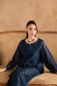 Batik | Festive Eid 26 | Blue Manila - by Libayah - Registered Vendor of : Batik - 100% Original Designer Dress