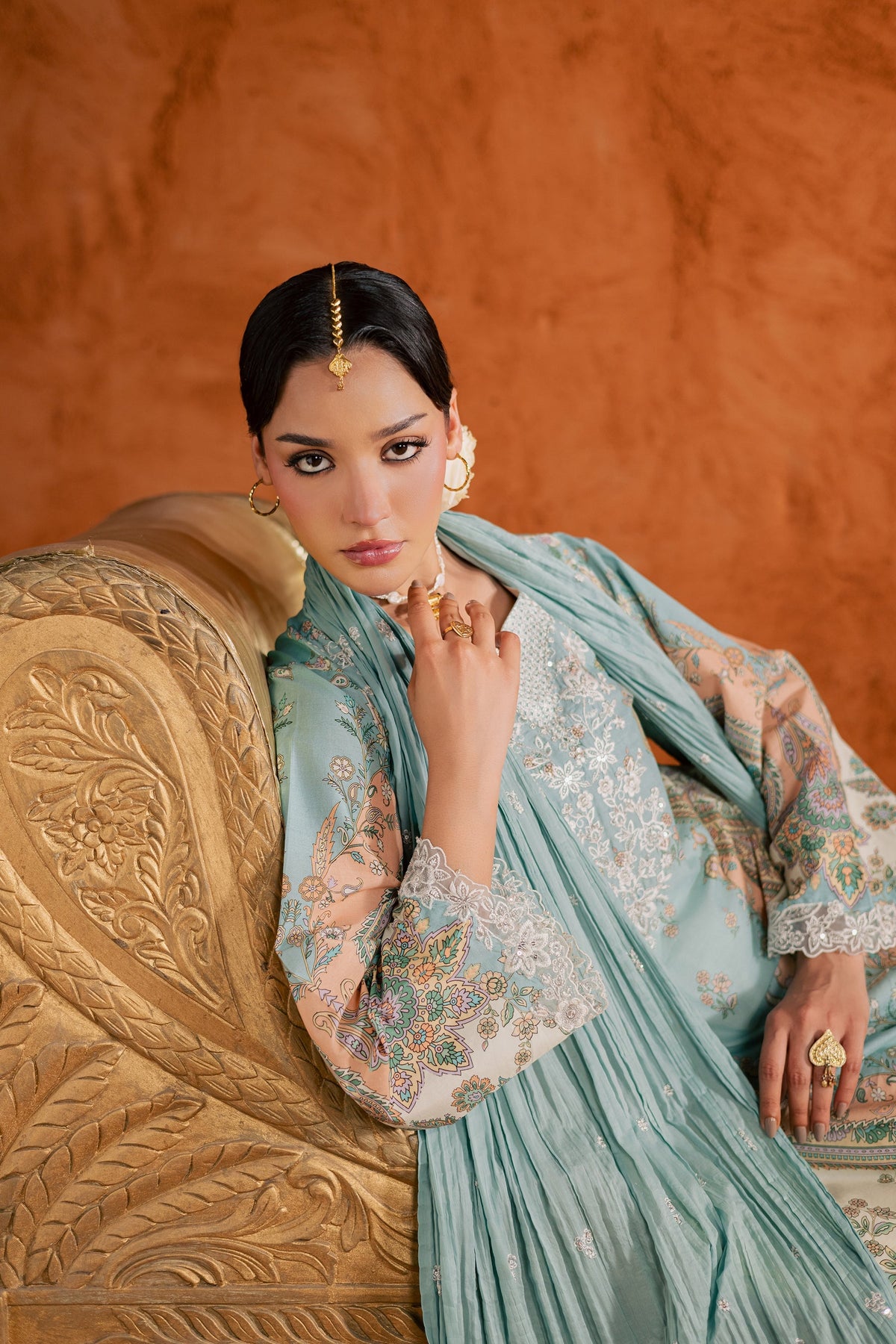 Batik | Festive Eid 26 | Blue Olaf - by Libayah - Registered Vendor of : Batik - 100% Original Designer Dress