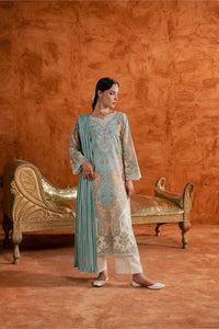 Batik | Festive Eid 26 | Blue Olaf - by Libayah - Registered Vendor of : Batik - 100% Original Designer Dress