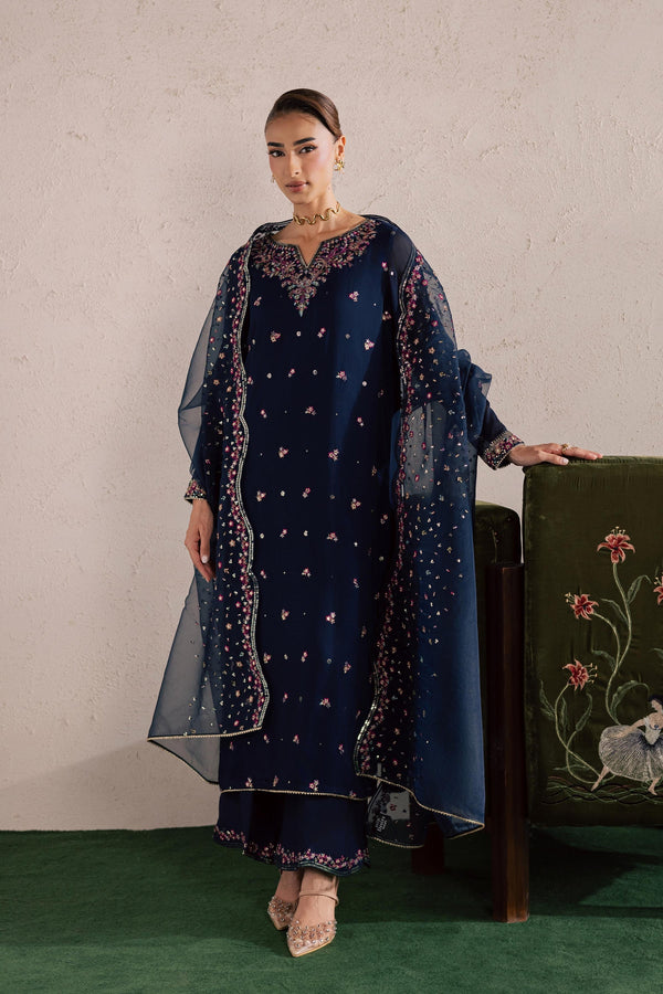 Batik | Festive Eid 26 | Bluey - by Libayah - Registered Vendor of : Batik - 100% Original Designer Dress
