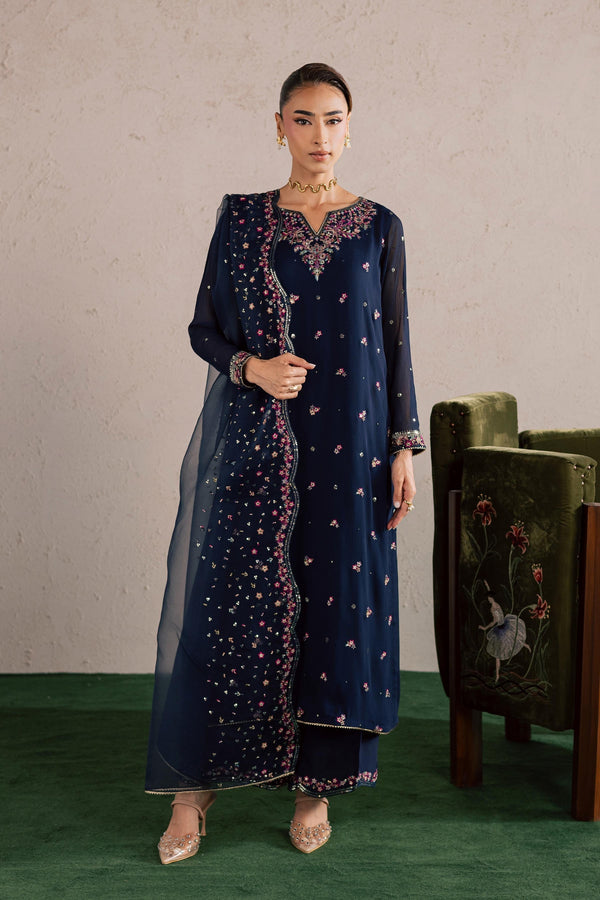 Batik | Festive Eid 26 | Bluey - by Libayah - Registered Vendor of : Batik - 100% Original Designer Dress