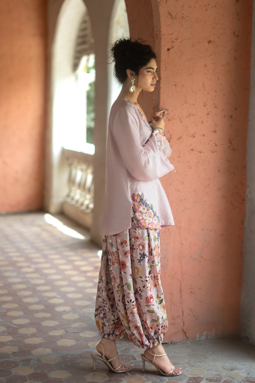 Zainab Chottani | Summer Edition 26 | Blush Fleur by Zainab Chottani - Designer Dress  - Type : Ladies Clothes - Available at Libayah - 100% Original 