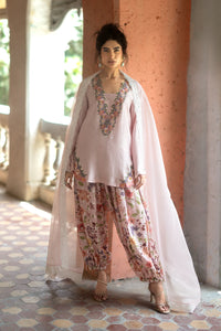 Zainab Chottani | Summer Edition 26 | Blush Fleur by Zainab Chottani - Designer Dress  - Type : Ladies Clothes - Available at Libayah - 100% Original 