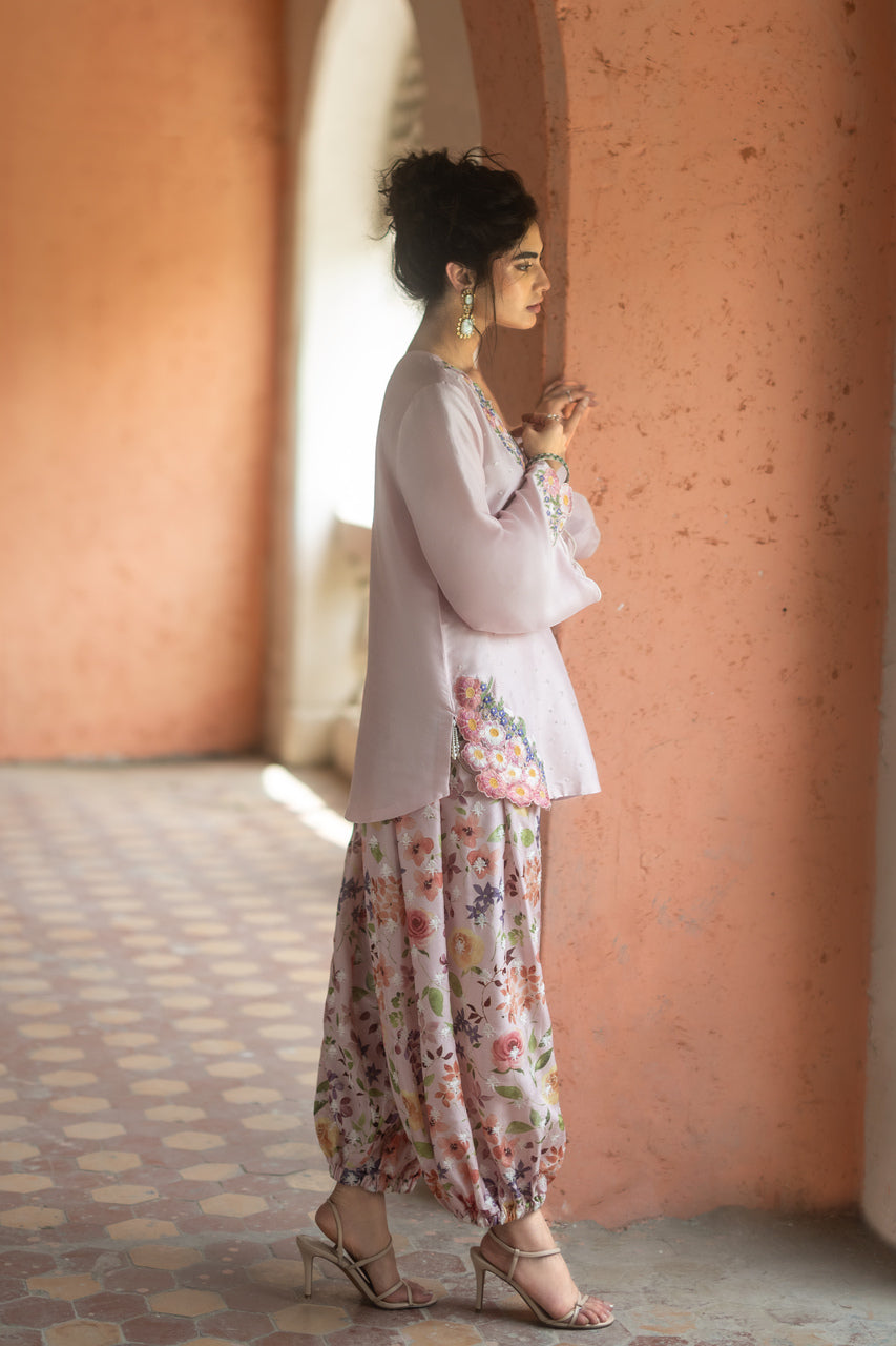 Zainab Chottani | Summer Edition 26 | Blush Fleur by Zainab Chottani - Designer Dress  - Type : Ladies Clothes - Available at Libayah - 100% Original 