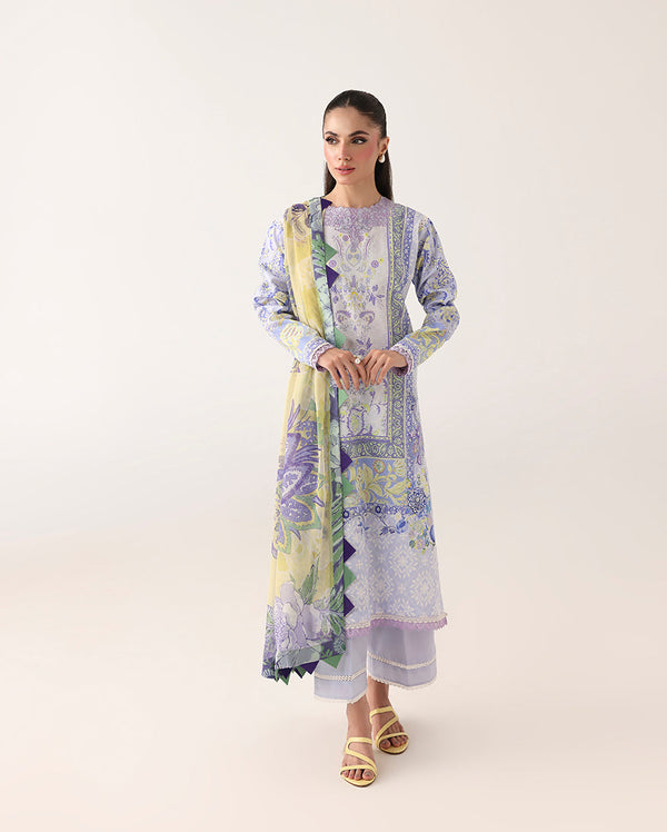 Roheenaz | Rosette Lawn | Blush Meadow - Designer Dress - Type : Ladies Clothes - Available at Libayah - 100% Original