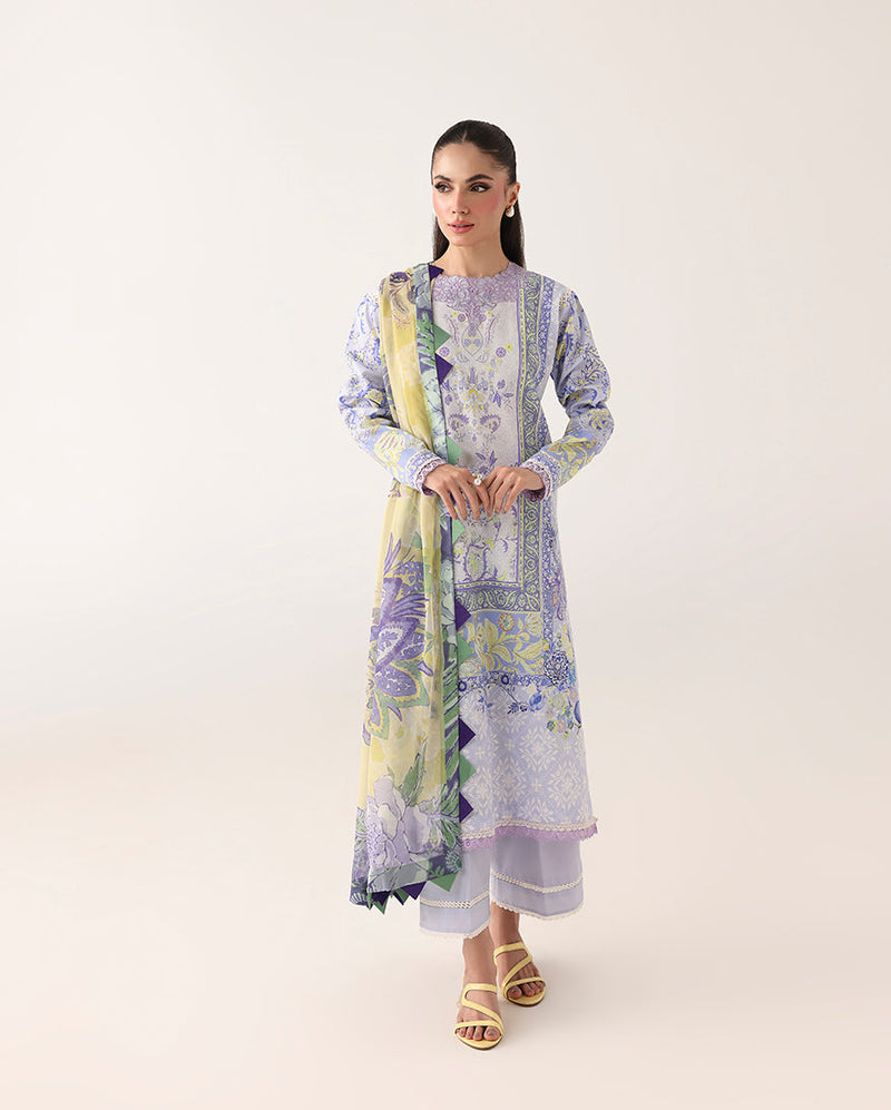 Roheenaz | Rosette Lawn | Blush Meadow - Designer Dress - Type : Ladies Clothes - Available at Libayah - 100% Original