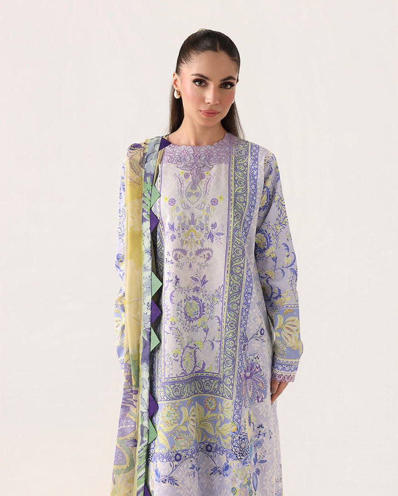 Roheenaz | Rosette Lawn | Blush Meadow - Designer Dress - Type : Ladies Clothes - Available at Libayah - 100% Original