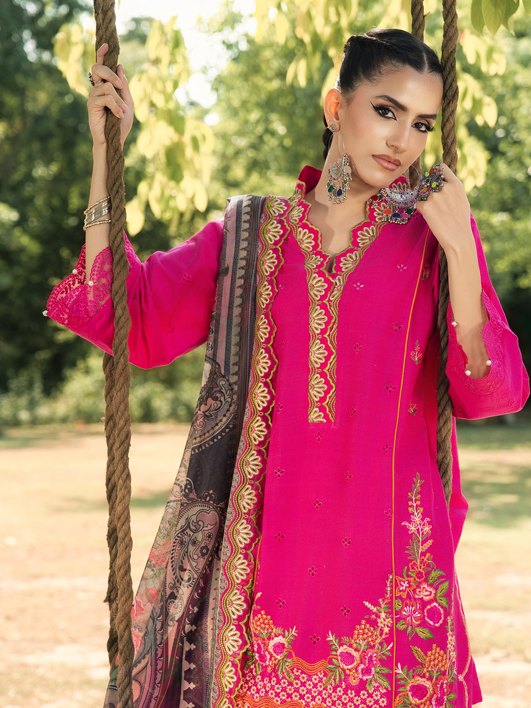 Hemstitch | The Garden Lawn | Blush Petal by Hemstitch - Designer Dress  - Type : Ladies Clothes - Available at Libayah - 100% Original 