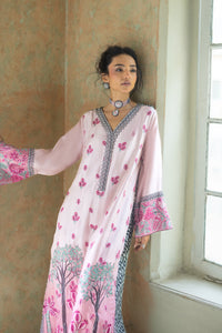 Zainab Chottani | Summer Edition 26 | Blush Serenade Kaftan by Zainab Chottani - Designer Dress  - Type : Ladies Clothes - Available at Libayah - 100% Original 