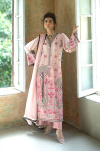 Zainab Chottani | Summer Edition 26 | Blush Serenade Long Shirt by Zainab Chottani - Designer Dress  - Type : Ladies Clothes - Available at Libayah - 100% Original 