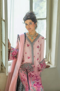 Zainab Chottani | Summer Edition 26 | Blush Serenade Long Shirt by Zainab Chottani - Designer Dress  - Type : Ladies Clothes - Available at Libayah - 100% Original 
