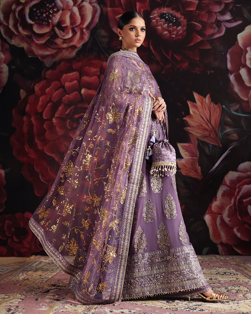 Roheenaz | Royale Eternel Chiffon Edit | Blush Whisper by Roheenaz - Designer Dress  - Type : Ladies Clothes - Available at Libayah - 100% Original 