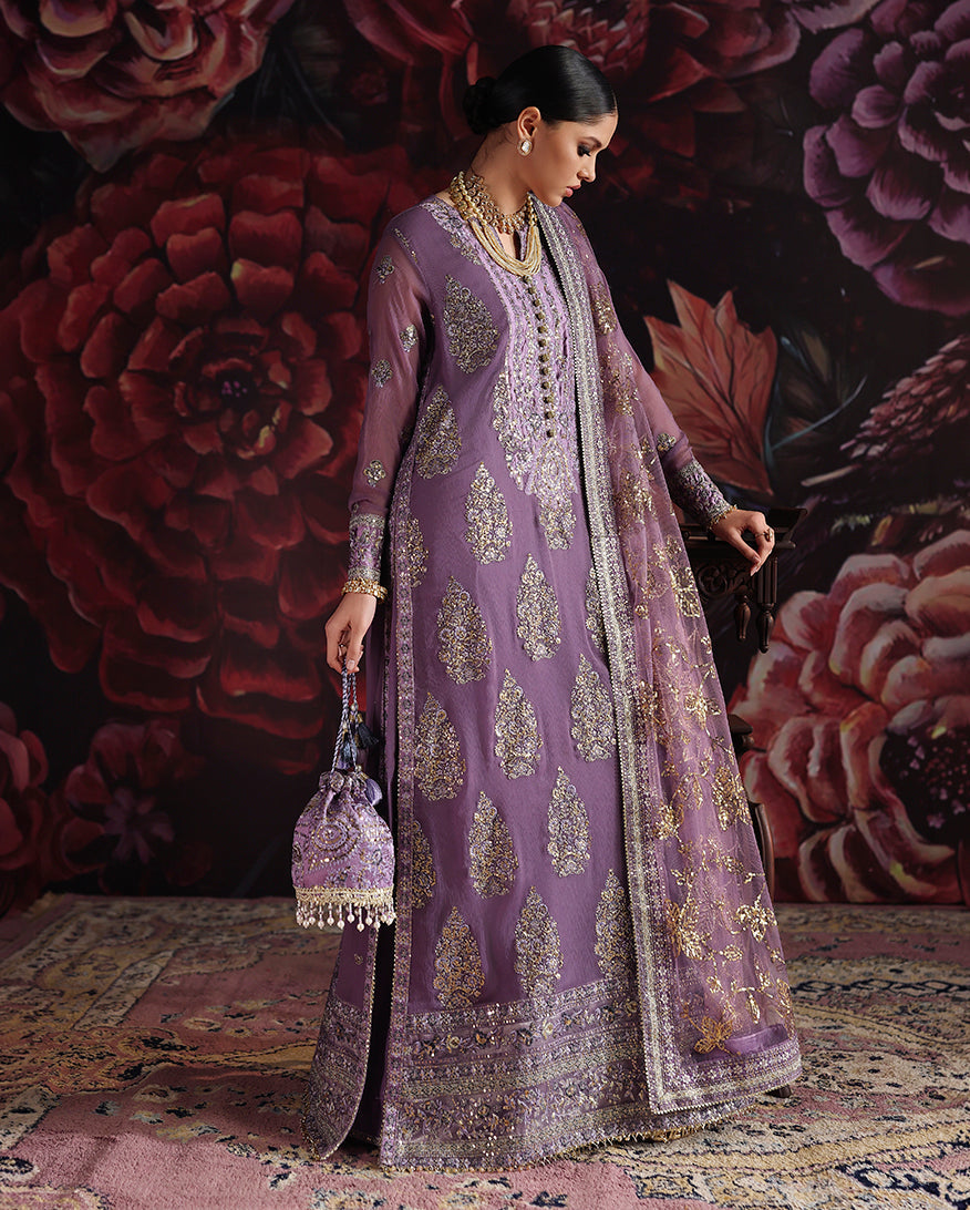 Roheenaz | Royale Eternel Chiffon Edit | Blush Whisper by Roheenaz - Designer Dress  - Type : Ladies Clothes - Available at Libayah - 100% Original 