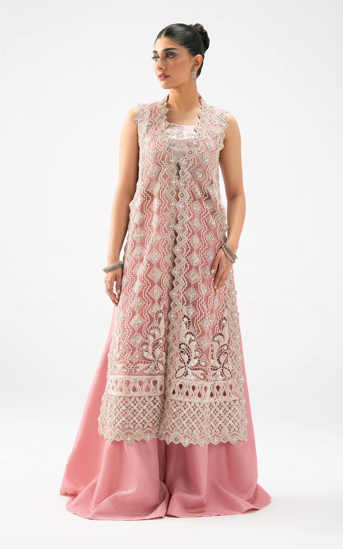 Asifa and Nabeel | Lyle Luxury Formals 25 | Blush Reverie Ensemble by Asifa and Nabeel - Designer Dress  - Type : Ladies Clothes - Available at Libayah - 100% Original 