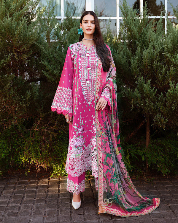 Mushq | Amoi Luxury Lawn | Blushing Rose - by Libayah - Registered Vendor of : Mushq - 100% Original Designer Dress