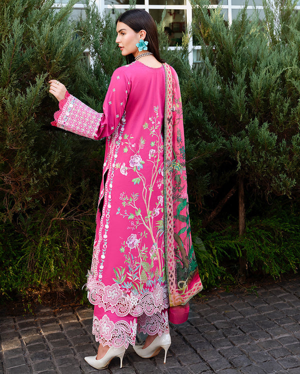 Mushq | Amoi Luxury Lawn | Blushing Rose - by Libayah - Registered Vendor of : Mushq - 100% Original Designer Dress