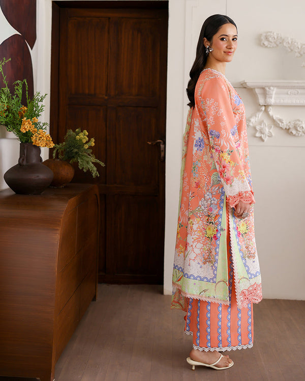 Roheenaz | Sunlit Tales Printed Embroidered Edit | Blush tale - by Libayah - Registered Vendor of : Roheenaz - 100% Original Designer Dress