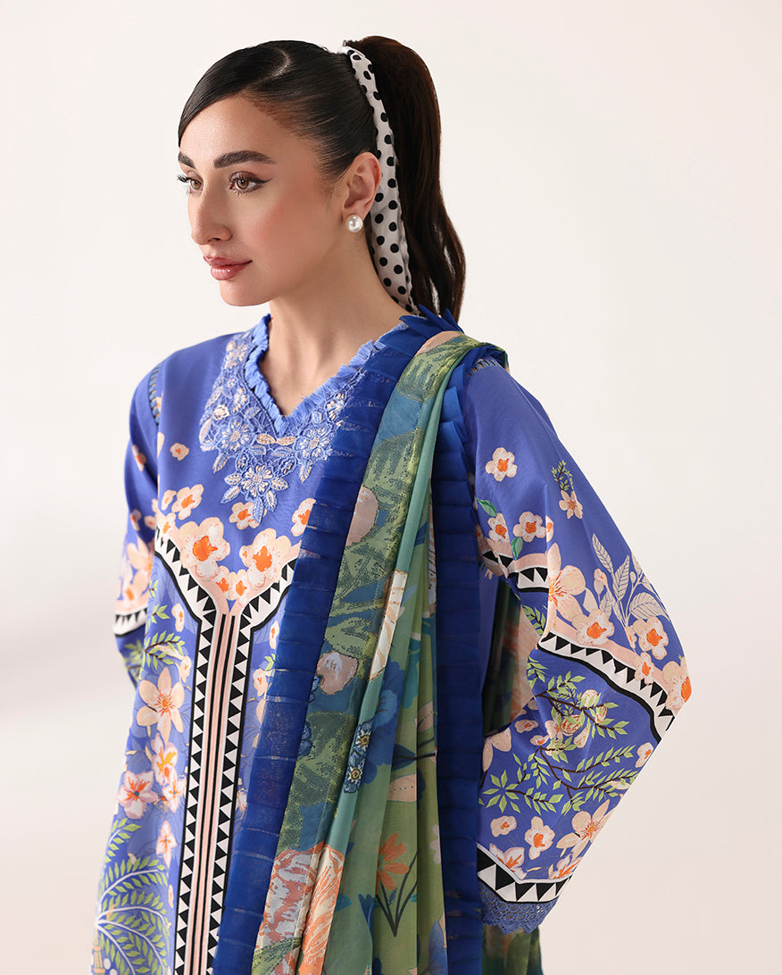 Roheenaz | Rosette Lawn | Breeze of Dawn - Designer Dress - Type : Ladies Clothes - Available at Libayah - 100% Original