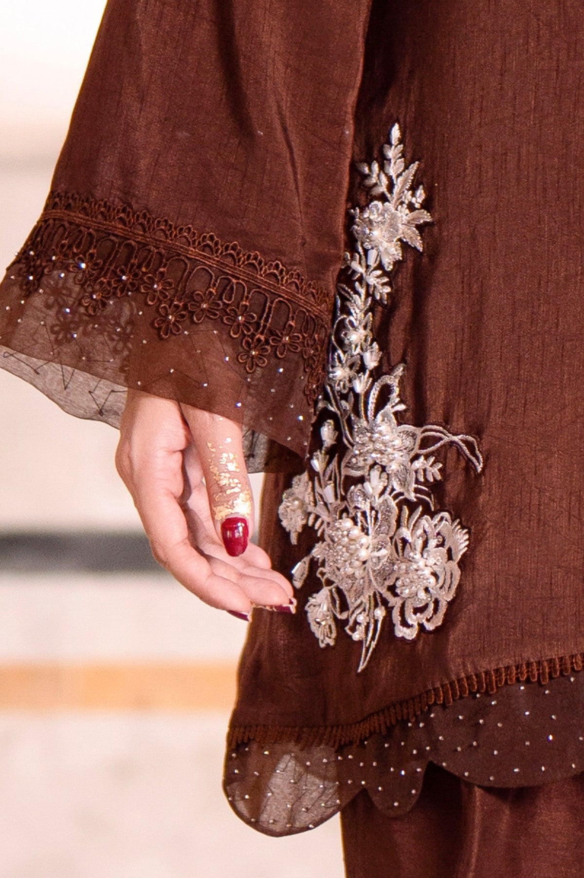 Fozia Khalid | Kahani Silk Luxury Dresses | Raniya by Fozia Khalid - Designer Dress - Type: Ladies Clothes - Available at Libayah - 100% Original