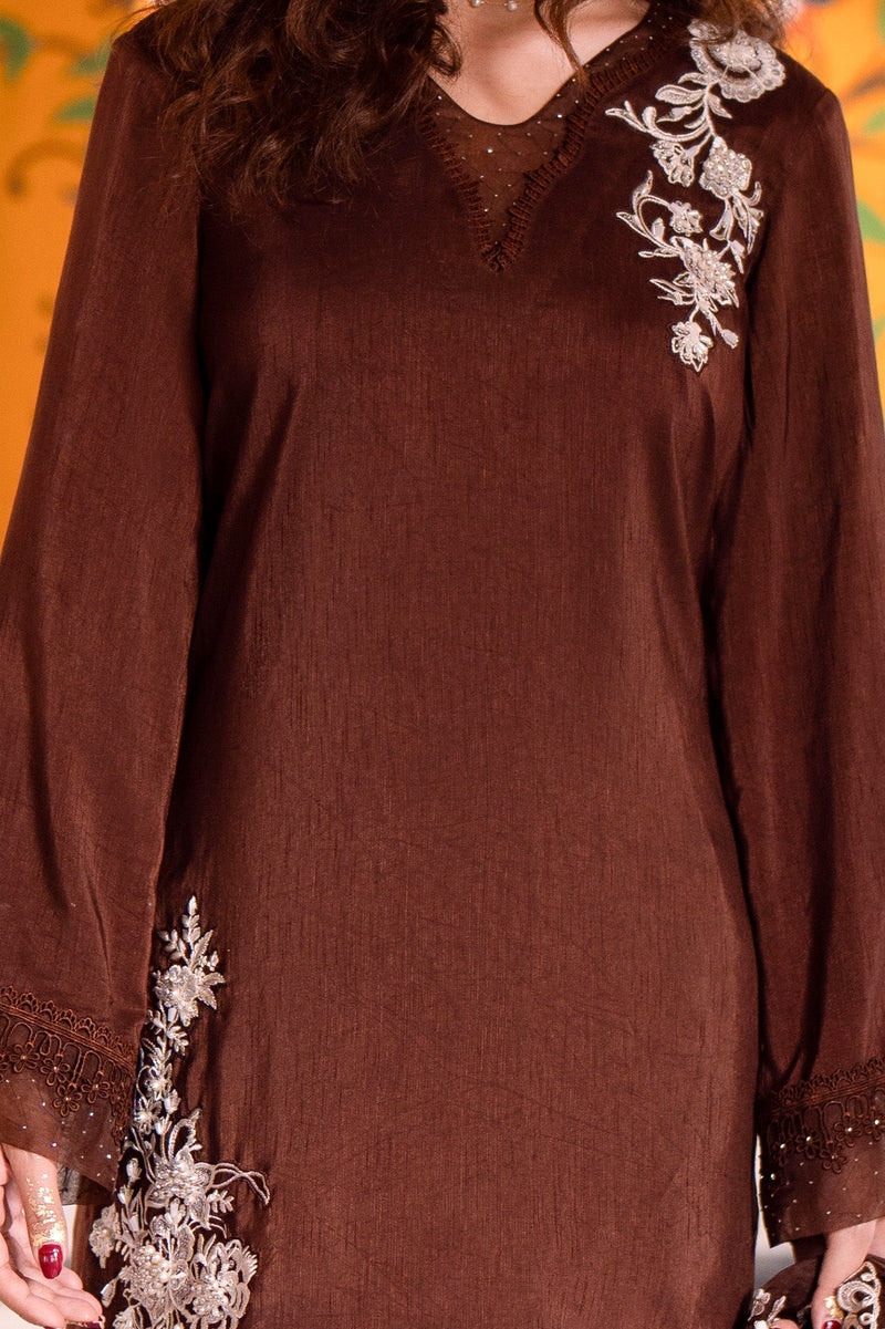 Fozia Khalid | Kahani Silk Luxury Dresses | Raniya by Fozia Khalid - Designer Dress - Type: Ladies Clothes - Available at Libayah - 100% Original