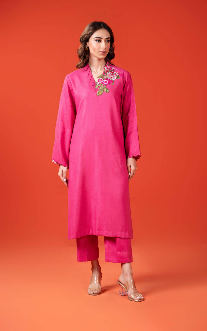 Asifa and Nabeel | Basic Pret 24 | Bubblegum by Asifa and Nabeel - Designer Dress - Type: Ladies Clothes - Available at Libayah - 100% Original