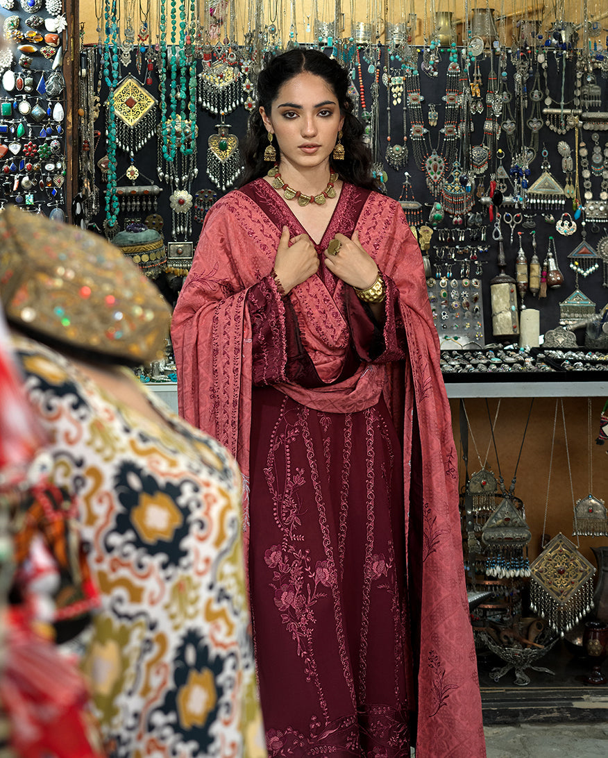 Mushq | Bukhara Winter Edit | Bukhara Bloom by Mushq - Designer Dress  - Type : Ladies Clothes - Available at Libayah - 100% Original 