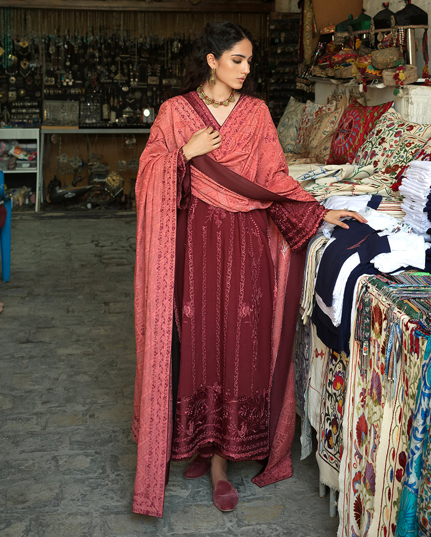 Mushq | Bukhara Winter Edit | Bukhara Bloom by Mushq - Designer Dress  - Type : Ladies Clothes - Available at Libayah - 100% Original 