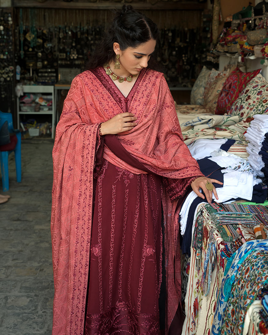 Mushq | Bukhara Winter Edit | Bukhara Bloom by Mushq - Designer Dress  - Type : Ladies Clothes - Available at Libayah - 100% Original 