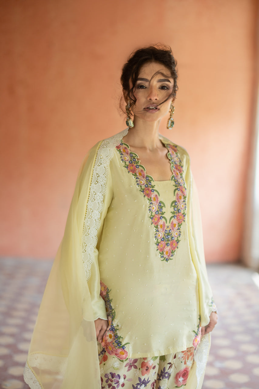 Zainab Chottani | Summer Edition 26 | Butter Fleur by Zainab Chottani - Designer Dress  - Type : Ladies Clothes - Available at Libayah - 100% Original 