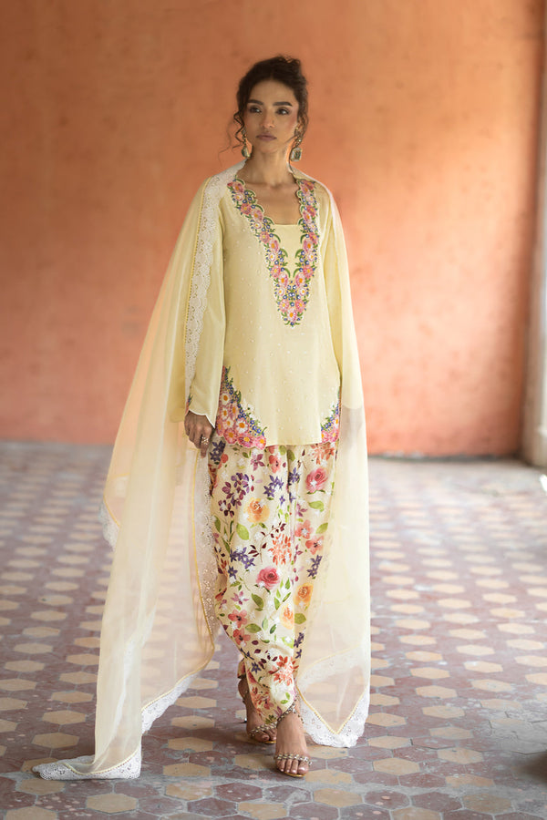 Zainab Chottani | Summer Edition 26 | Butter Fleur by Zainab Chottani - Designer Dress  - Type : Ladies Clothes - Available at Libayah - 100% Original 
