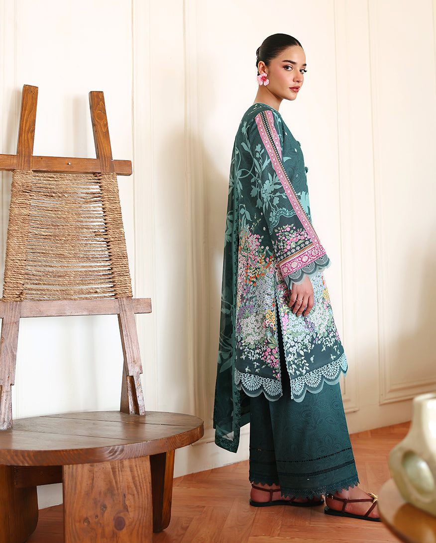 Roheenaz | Eclat Garden Printed Lawn | Buttercup Bloom by Roheenaz - Designer Dress  - Type : Ladies Clothes - Available at Libayah - 100% Original 