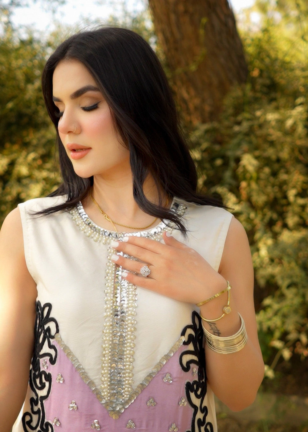 Fozia Khalid | Dilkash Festive Wear 25 | nooreh by Fozia Khalid - Designer Dress  - Type : Ladies Clothes - Available at Libayah - 100% Original 