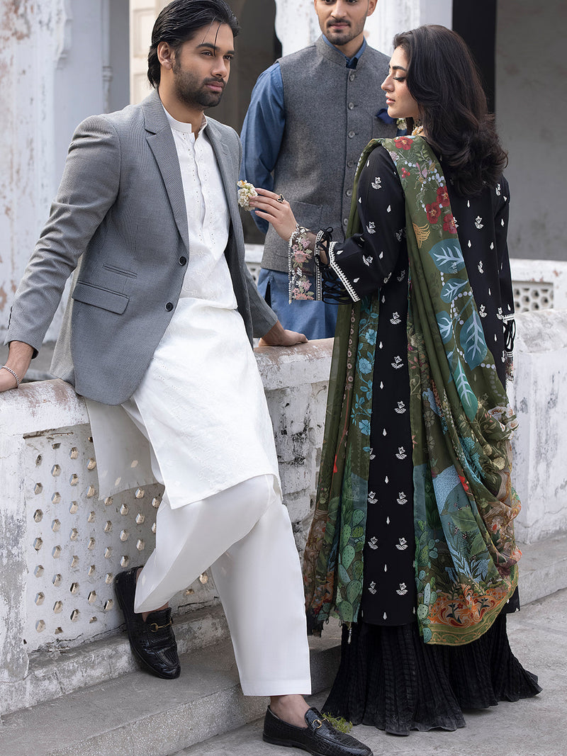 Mahnur | Mahrukh Luxury Lawn 24 | CAMELIA by Mahnur - Designer Dress - Type: Ladies Clothes - Available at Libayah - 100% Original